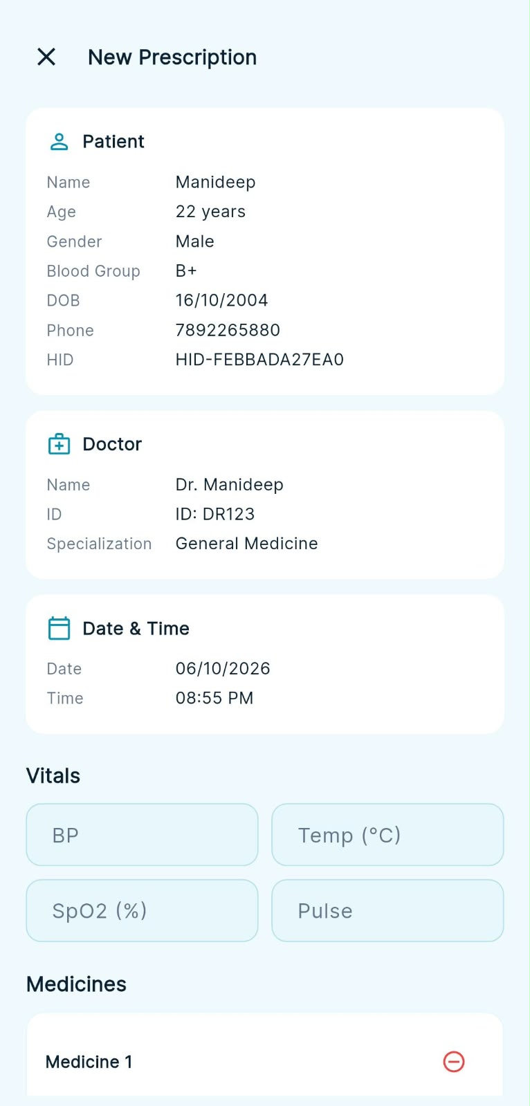 Digital Rx & Vitals